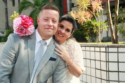 Foto Casal Casamento Civil Cartório Jabaquara São Paulo'