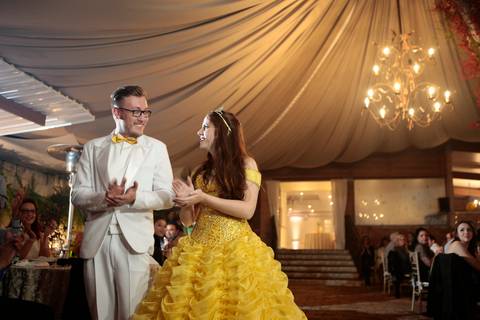 fotos padrinho Aniversário debutante da Fernanda D'avila no buffet grande ville'