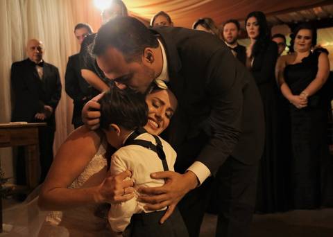 Fotografia da Cerimônia de Casamento no Buffet Grande Ville em Santo André-São Paulo-CelsoVick'