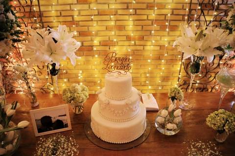 Fotografia de Decoração de Casamento no  Buffet Grande Ville em Santo André-São Paulo'