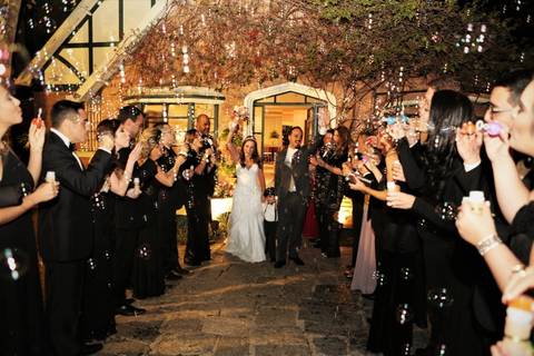 Saida Fotografia da Cerimônia de Casamento no Buffet Grande Ville em Santo André-São Paulo-CelsoVick'