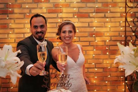 Bolo Casamento realizado no Grande Ville Buffet em Santo Andre-São Paulo CelsoVick'