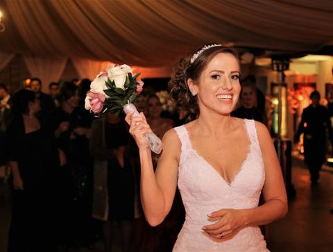 Buque da noiva Casamento realizado no Grande Ville Buffet em Santo Andre-São Paulo CelsoVick'