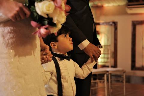 Fotografia da Cerimônia de Casamento no Buffet Grande Ville em Santo André-São Paulo-CelsoVick'