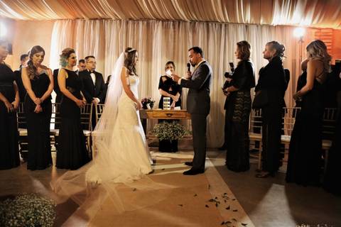 Votos Fotografia da Cerimônia de Casamento no Buffet Grande Ville em Santo André-São Paulo-CelsoVick'