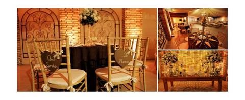 Fotografia de Decoração de Casamento no  Buffet Grande Ville em Santo André-São Paulo'