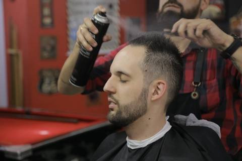 Foto noivo barbearia Anderson Racon em seu dia do Noivo'