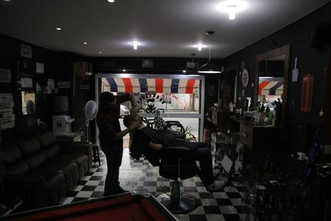 Foto noivo barbearia Anderson Racon em seu dia do Noivo'