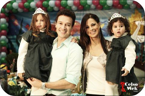 Rodrigo Faro e Vera Viel | Clara e Maria Faro | Fotos Celso Vick Fotografias'