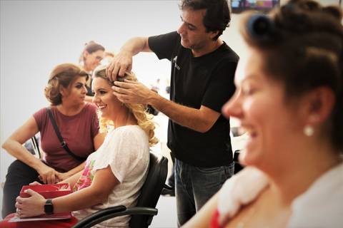 Foto Making of dia da Noiva Edu Beauty em Mairiporâ - Serra da Canraeira -São Paulo'