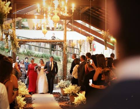 Foto Cerimônia de Casamento Buffet Espaço Cantareira - Mairiporâ São Paulo Celso Vick'