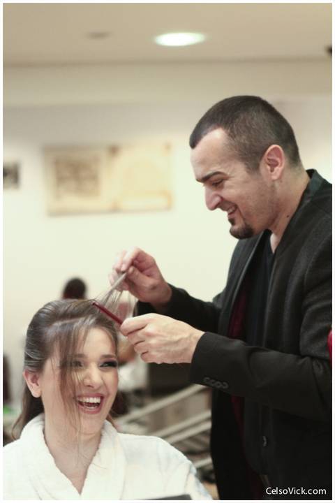 Foto making of no Salone São Bernardo do Campo dia da noiva'