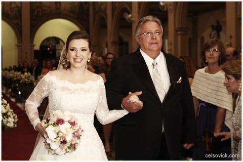 noiva na Fotografia da Igreja Matriz de São Bernardo do Campo_Nossa Senhora da Boa Viagem'