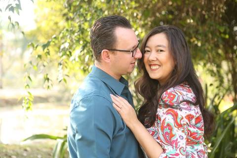 fotos para Fotografia pre-casamento no parque central em Santo André'