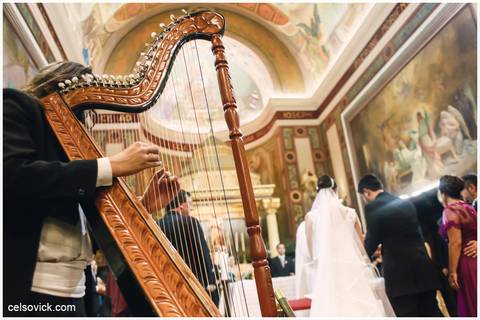 musica na Igreja de São José do Ipiranga fotografia de Casamento '