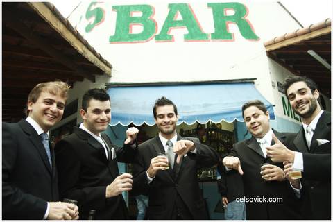 Making of do dia do Noivo em Santo André'