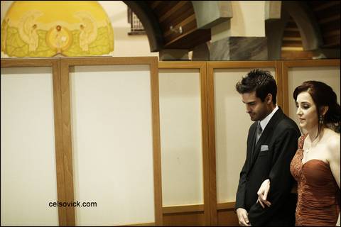 entrada do noivo na Igreja Nossa Senhora da Candelária em São Caetano do Sul'