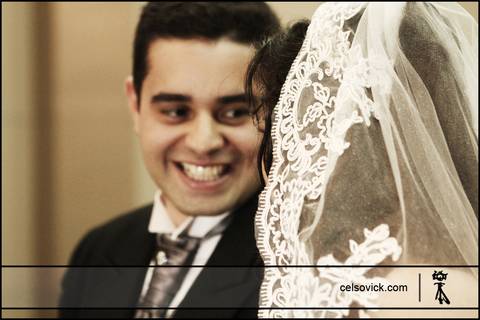 foto dos votos no Cerimonia de Casamento realizada no Samyr Buffet em São Caetano do Sul'