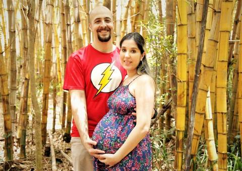 Ensaio Fotográfico de Grávida Gestante no Parque da Independência - Ipiranga São Paulo'