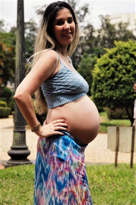Ensaio Fotográfico de Grávida Gestante no Parque da Independência - Ipiranga São Paulo'