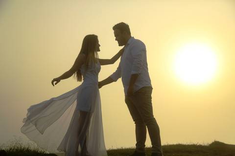 Foto Pre-Wedding, fotos antes do casamento no Pico do Olho Dagua em Mairiporã, São Paulo'
