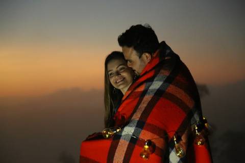 Foto Pre-Wedding, fotos antes do casamento no Pico do Olho Dagua em Mairiporã, São Paulo'
