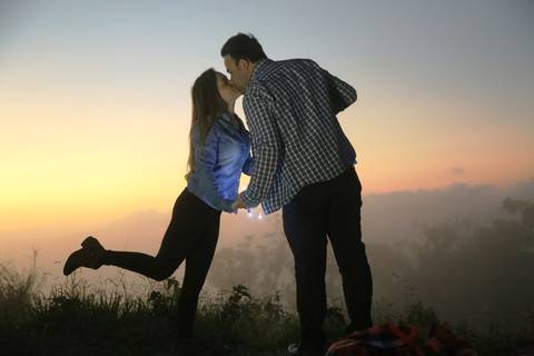 Foto Pre-Wedding, fotos antes do casamento no Pico do Olho Dagua em Mairiporã, São Paulo'
