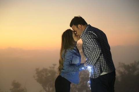 Foto Pre-Wedding, fotos antes do casamento no Pico do Olho Dagua em Mairiporã, São Paulo'