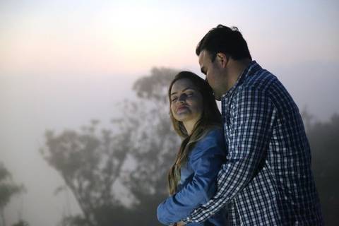 Foto Pre-Wedding, fotos antes do casamento no Pico do Olho Dagua em Mairiporã, São Paulo'