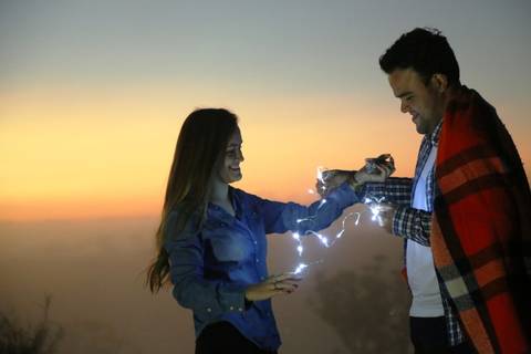 Foto Pre-Wedding, fotos antes do casamento no Pico do Olho Dagua em Mairiporã, São Paulo'