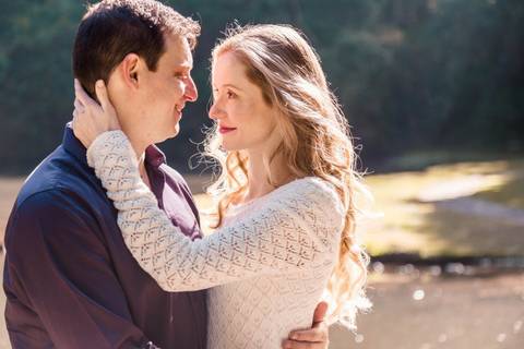 Foto de capa do ensaio Pré Wedding da Luiza e Denis realizado no Jardim Botânico de Curitiba - Paraná'