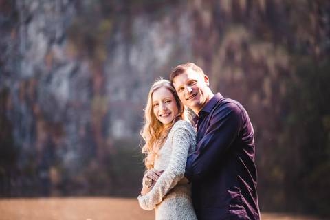 Foto de capa do ensaio Pré Wedding da Luiza e Denis realizado no Jardim Botânico de Curitiba - Paraná'