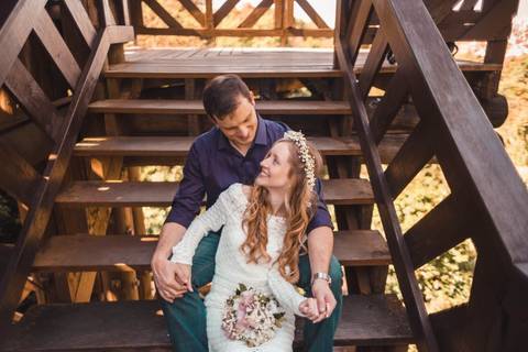 Foto de capa do ensaio Pré Wedding da Luiza e Denis realizado no Jardim Botânico de Curitiba - Paraná'