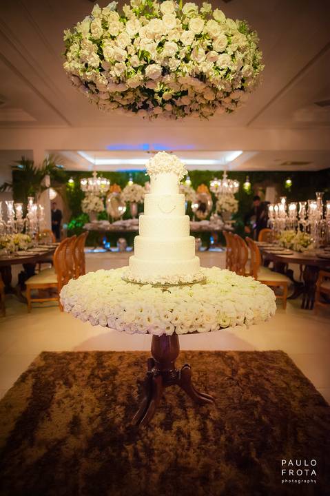 decoração da recepção'