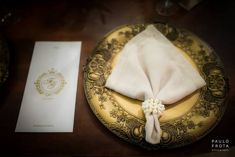 decoração da recepção'