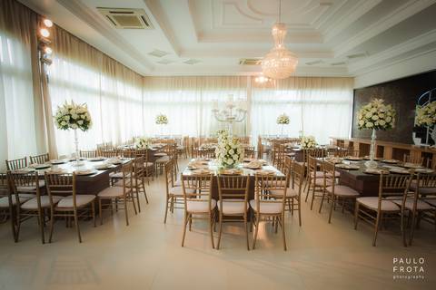 decoração da recepção'