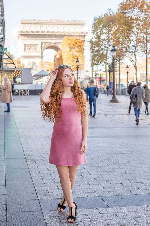 ensaio 15 anos debutante paris louvre Champs Elysses'