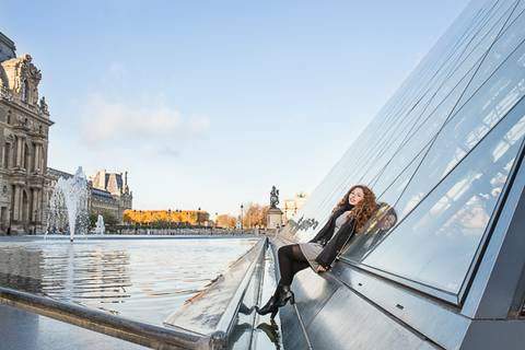 ensaio 15 anos debutante paris louvre'