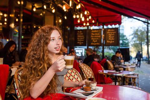 ensaio 15 anos debutante paris cafe'