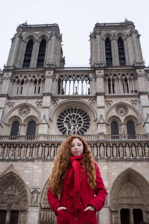 ensaio 15 anos paris debutante notre dame'
