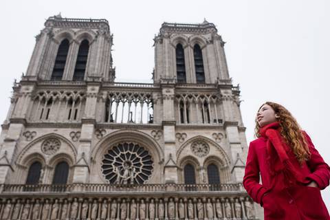 ensaio 15 anos paris debutante notre dame'