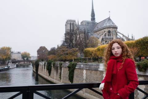 ensaio 15 anos paris debutante notre dame'