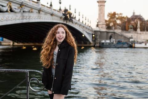 ensaio 15 anos debutante paris rio sena'