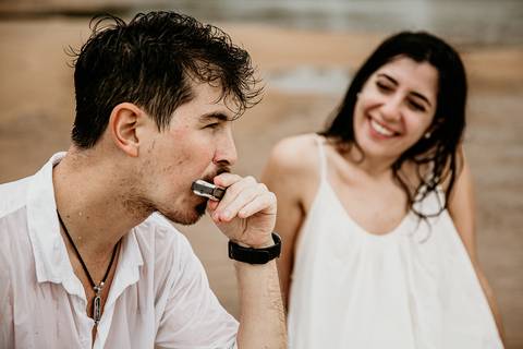 Sesion previa al casamiento de Erika Fayolle. Fotografía de verano. Pre boda'