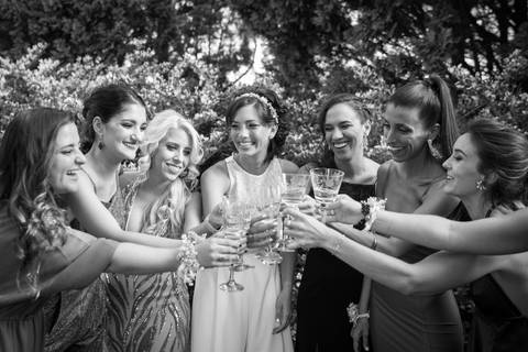 brindis de madrinas en boda rosario por erika fayolle'