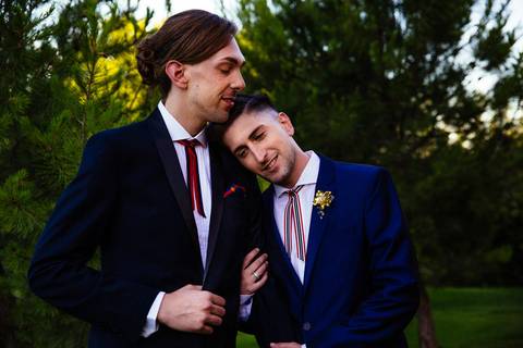 Casamiento igualitario. Novios. Pareja igualitaria. Boda'