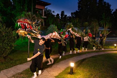 Recepción en Sky Blue en el casamiento igualitario.'