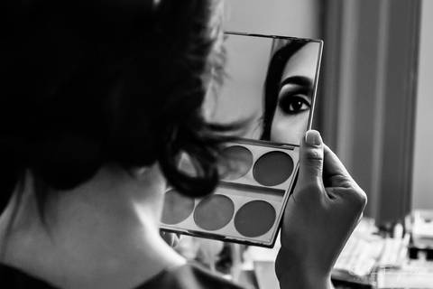 Make in off novia maquillaje en los preparativos de la boda'