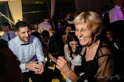 Baile en el casamiento de Rosario en Punta Barranca.'
