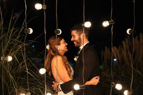 Novios retrato despues del civil en Rosario'